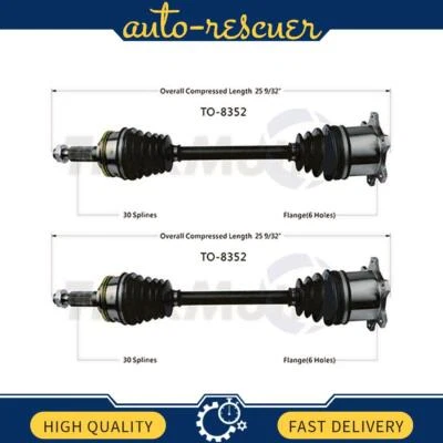 TrakMotive Rear Left Rear Right CV Axle Shaft 2x for 1987 till 1993 Toyota Supra - Image 1 of 2