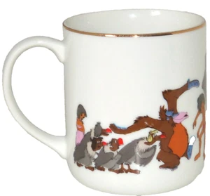 Walt Disney Productions Libro della Giungla Tazza Caffè Baloo Vintage Giappone - Foto 1 di 4