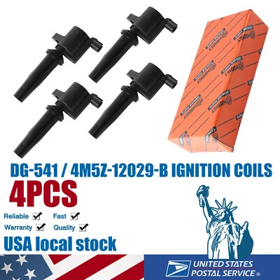Black Ignition Coil DG-507 For Ford EcoSport Tribute 2.0L 2.3L 2.5L 2005-2012 - Image 1 of 4