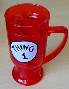 Dr. Seuss Thing 1 & 2 Universal's Islands of Adventure Red Souvenir Mug Handle - Picture 1 of 6