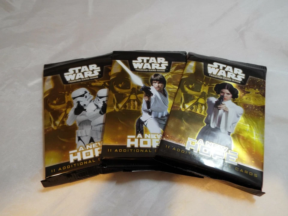 STAR WARS TCG A NEW HOPE SEALED BOOSTER PACK OF 11 CARDS - Image 1 of 1
