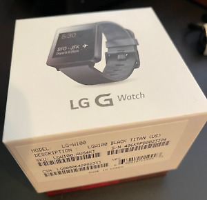 LG W100 smart watch - Android Wear - LG G - LGW100 Black Titan