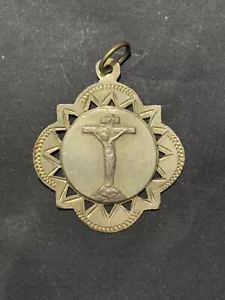 Antica MEDAGLIA RELIGIOSA IN ARGENTO "GESÙ" - Foto 1 di 2