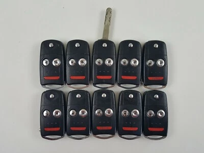 LOTE ORIGINAL DE 10 ACURA MDX RDX 07-13 LLAVE ABATIBLE MENOS ENTRADA MANDO A DISTANCIA SWITCHBLADE EE. UU. Foto 1 de 4