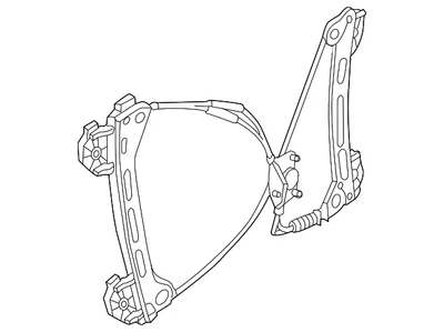 Genuine Volkswagen Window Regulator 5C5-837-462-G - Image 1 of 2
