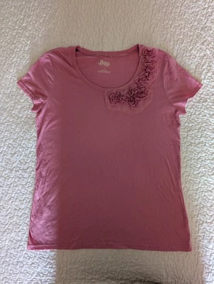 Camiseta Rosa con Detalle Rosa Mujer Talla Lg Bajo Marca Foto 1 de 2