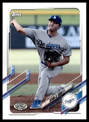 2021 Topps Pro Debut Hyun-il Choi AZL Dodgers #PD-27 - Image 1 of 2