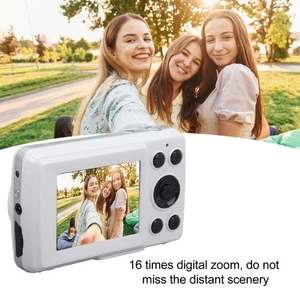 Digital Camera 1080P 16MP Compact Digital Camera 16X Digital Zoom with 2.4" UK - Picture 1 of 12