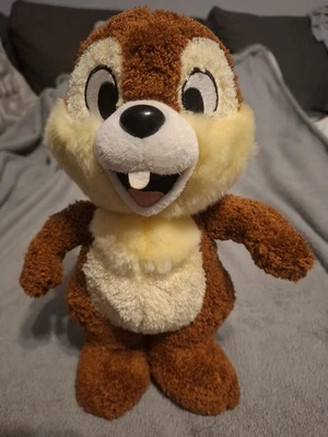 Disney Chipmunk Chip 11" standing Plush Chip & Dale Disneyland Paris Collectable - Image 1 of 4