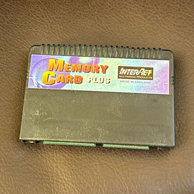 InterAct Memory Card Plus SV-166 Sega Saturn Memory Expansion Black