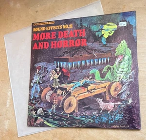 MORE DEATH & HORROR - 1978 BBC Electronic Sound Effects No. 21 VINYL LP - RARE - Picture 1 of 4