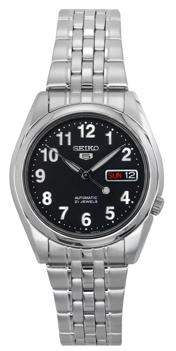 Seiko 5 Mechanical Automatic Wristwatches with 21 Jewels for sale