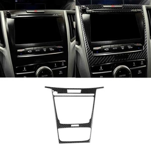 Real Carbon Fiber Center Console CD AC Panel Cover Trim For Acura TLX 2015-2020 - Picture 1 of 4
