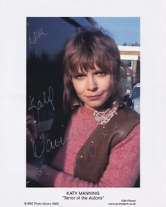 Doctor Who Terror Of The Autons 10x8 Photo Signed By Katy Manning - Picture 1 of 1