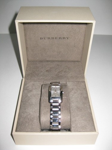Orologio donna Burberry Heritage acciaio inox quadrante rettangolare BU9500