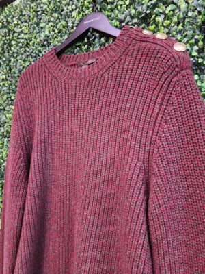 Suéter Louis Vuitton de Lana con Botones al Hombro Talla Mediana Hecho en Italia Foto 1 de 4