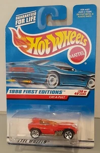 Hot Wheels #681 Cat-a-Pult 1998 1st Edition #38 OF 40 Mattel Red - Picture 1 of 5