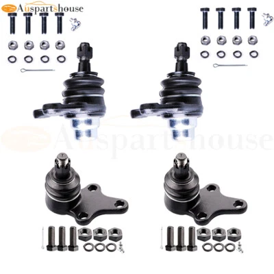 4x Kit de rótulas inferiores superiores delanteras para camioneta Toyota 89-95 2x2 K9645 K9343 Foto 1 de 4