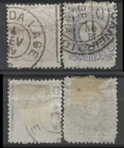 No: 123618 - BRASIL - LOTE DE 2 SELLOS ANTIGUOS - ¡USADO!¡! - Imagen 1 de 1