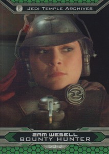 2015 Star Wars Chrome Perspectives Jedi vs. Sith Card #50-J Zam Wesell