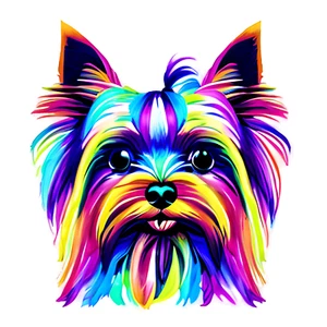 Autoaufkleber Sticker Yorkshire Terrier Hund Aufkleber 9X9 cm - Bild 1 von 1