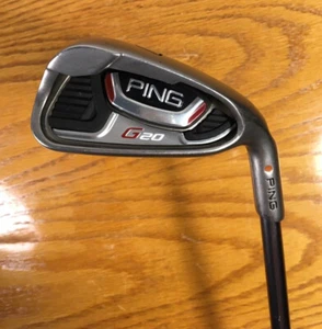 PING G20 7 iron RH Maroon Dot Ping TFC 169 L- flex grafite - Picture 1 of 7