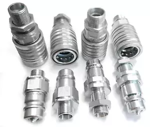 Hydraulik Kupplung Stecker Dose Muffe Gr.2-6 Traktor Bagger Schnellkupplung - Bild 1 von 2