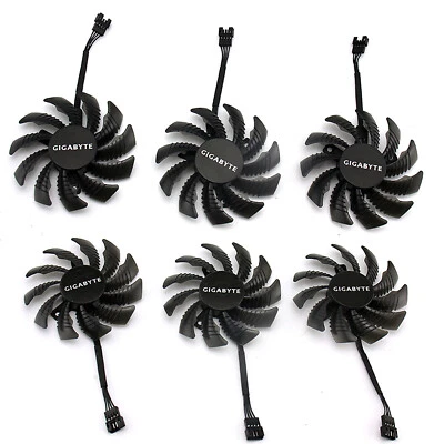 1* Cooling Fan 4 Pin Header for Gigabyte GTX1080ti 1080 1070 1060 75MM T128010SU - Image 1 of 4