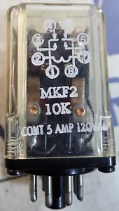 Line Electric Relay MKF210K Cont. 5A 120VAC - Picture 1 of 7
