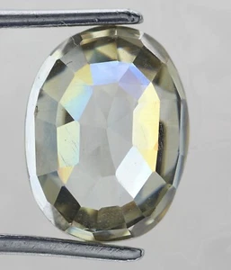 Oval Cut Fancy Light Brown 6.00 Ctw Lab Grown Loose Gemstone Moissanite Diamond - Picture 1 of 6