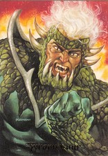 1994 SKYBOX MASTER SERIES ULTRAVERSE EDITION PROMO CARD P0 TYRANNOSAUR 