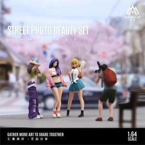MoreArt 1:64 Diorama Street Photo Beauty figure set - Picture 1 of 5