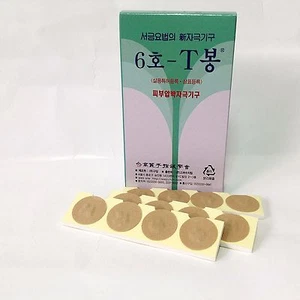 Acupressure Stimulating Round Patches, Pads w/ 6 pins, Pain relief Relax Massage - Picture 1 of 6