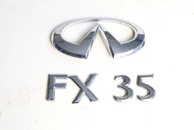 03-08 Infiniti FX35 Juego de emblemas de maletero OEM genuino de fábrica Foto 1 de 3