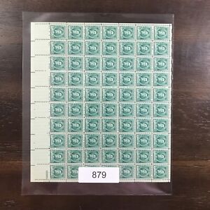 879 US Mint Sheet, 1 cent Stephen C. Foster, Mint NH