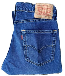 LEVIS 511 MEN'S RED TAB BLUE JEANS 32 x 30, SLIM FIT, ZIPPER FLY, GENTLY WORN - Picture 1 of 10