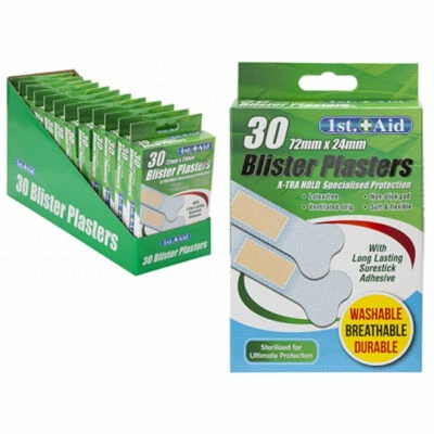 PMS INTERNATIONAL Blisterpflaster 30er Pack - Flexibler extra klebender Reibfuß Relief Schutz