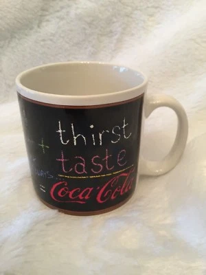 Coca Cola Company Mug Cup Teacher+Thirst+Taste Always = Coca Cola 1995 Vintage  - Image 1 of 4