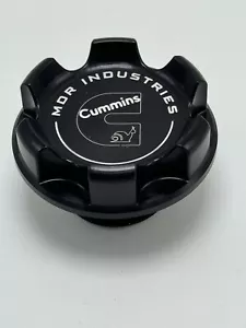 Anodized Black Billet Oil Cap for Dodge Cummins 24V Fits 1998.5 To Present Model - Picture 1 of 7