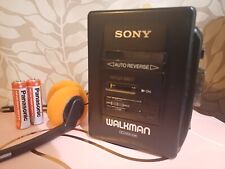 REFURBISHED Sony Walkman WM-F2055 DOLBY B NR Auto Reverse NEW BELT Cassette