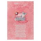 Hallmark Mother's Day 3D Handbag New Card 'Mum Traditional Sentimental' - Large