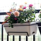 Window Planter Box Balcony Planter For Railing With Rack And Tray Flower Pot