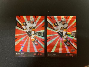 TWO 2020-21 Upper Deck Allure Grand Entrance Red Peyton Krebs #GE-21 Rookie RC