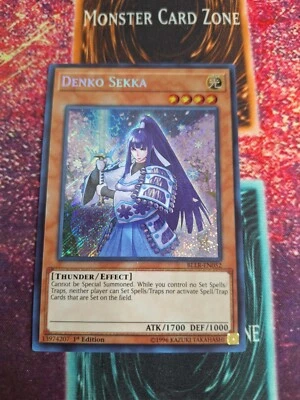 Yu-Gi-Oh! Denko Sekka BLLR-EN052 Secret Rare 1st Edition Near Mint b2/ - Image 1 of 4