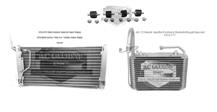 Конденсатор переменного тока и втулка испарителя 70 71 72 BUICK Skylark Special LeSabre - Изображение 1 из 1