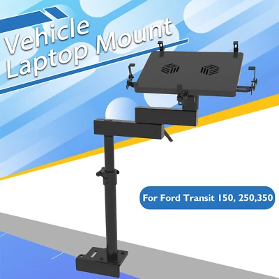 Soporte para computadora portátil de vehículo para Ford Transit 2014-2023 tamaño completo furgoneta de carga soporte para computadora portátil Foto 1 de 4