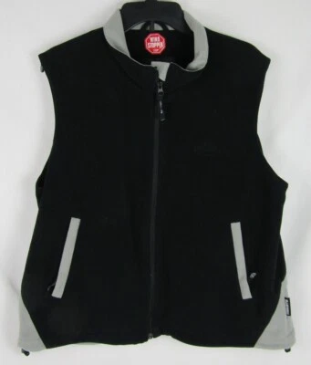 Wind Stopper Team Realtree Vest-Men’s XL-Black/Light Gray-Full Zip-Adjustable - Image 1 of 4