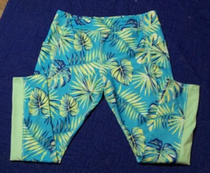 Girls Athletic Works Yoga / Workout Pants - L (10-12) Plus - Tropical Print - Picture 1 of 9