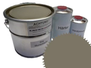 3,5 Liter Set 2K Autolack RAL 7002 Olivgrau Acryl Glänzend Lackpoint UNI ! - Bild 1 von 1