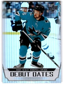 2022-23 Upper Deck Series 1 Jonathan Dahlen San Jose Sharks #DD-10 - Picture 1 of 2